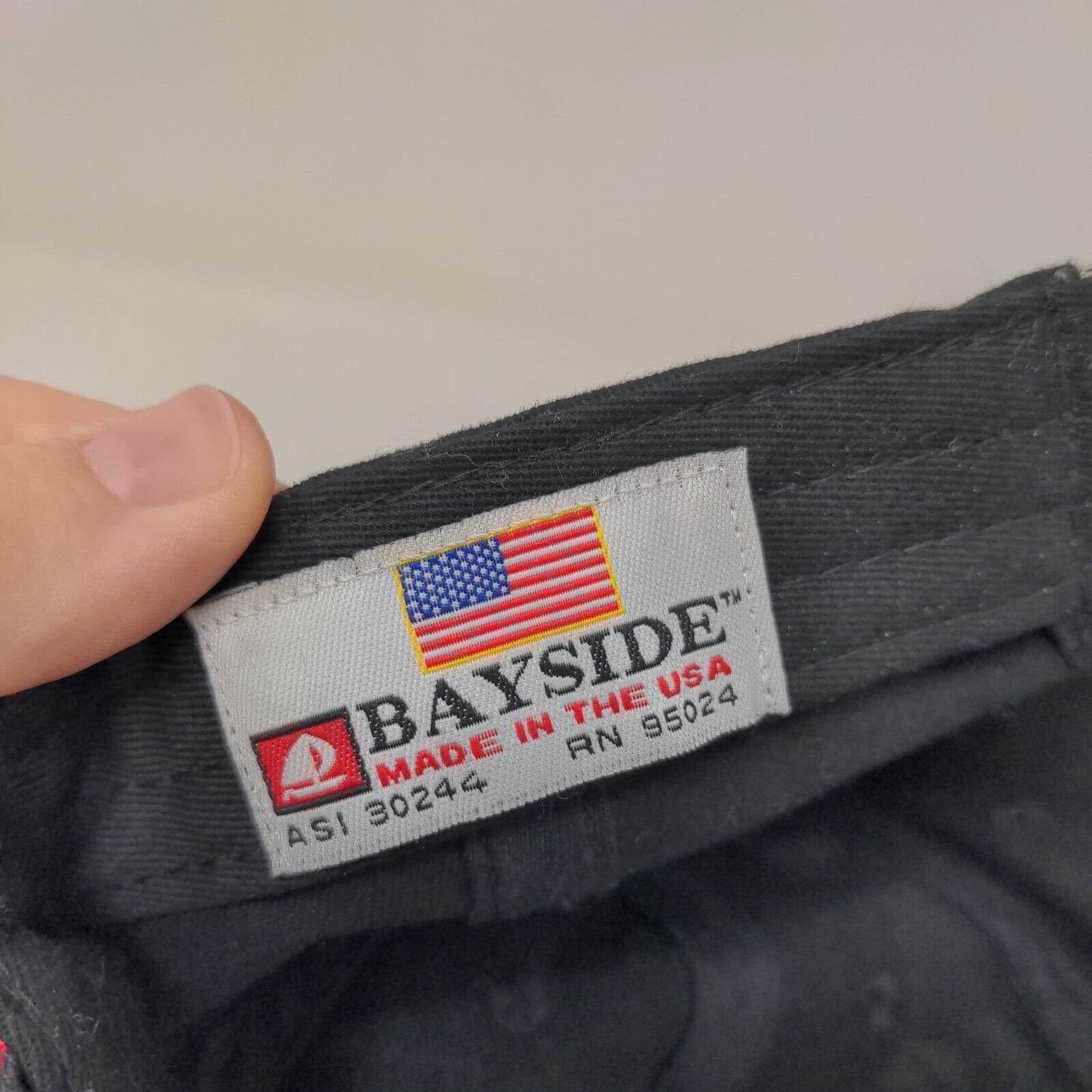 The M.K. Morse Company Slideback Hat Black One Size Embroidered Bayside