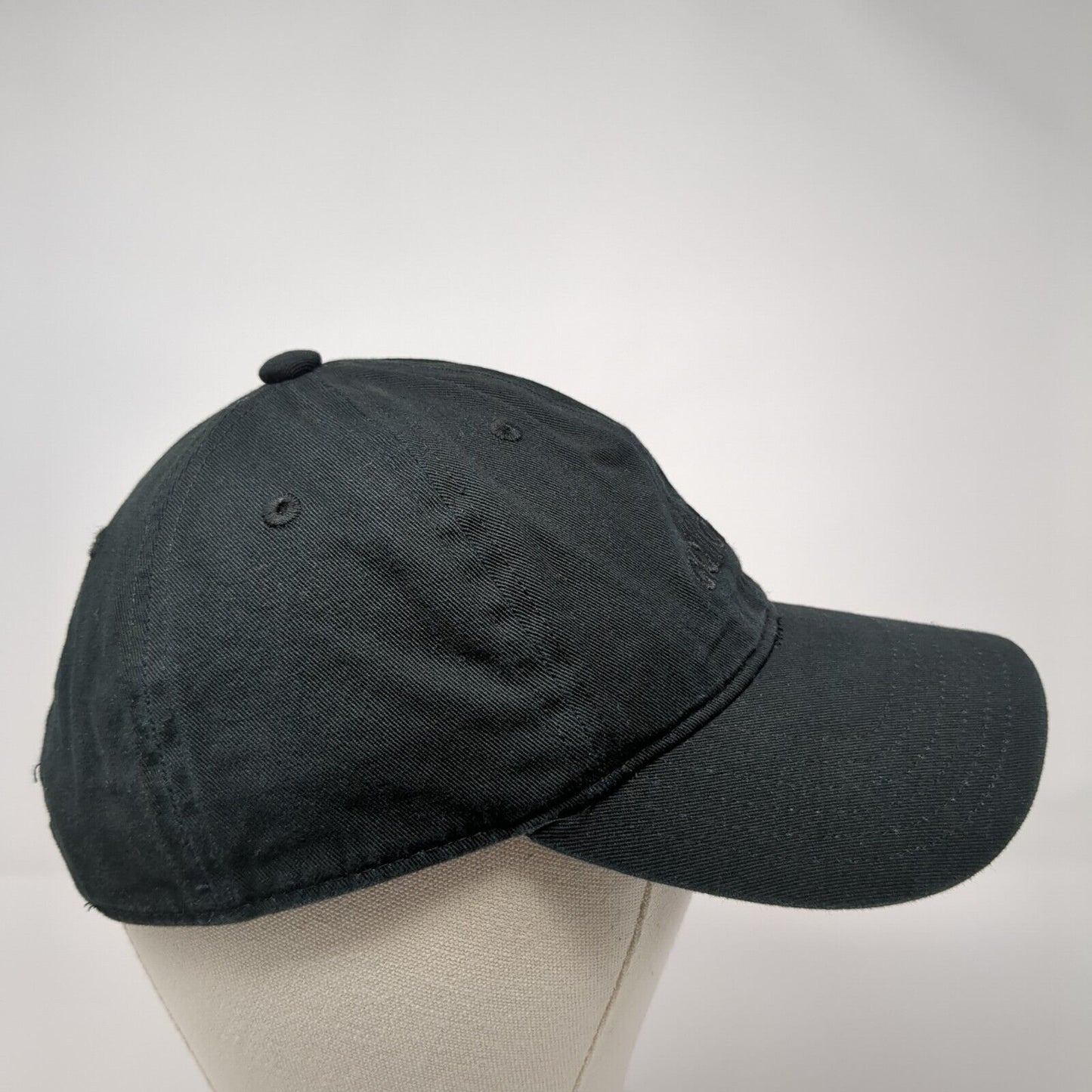 Adidas Spell Out Strapback Hat Black One Size Adjustable Embroidered