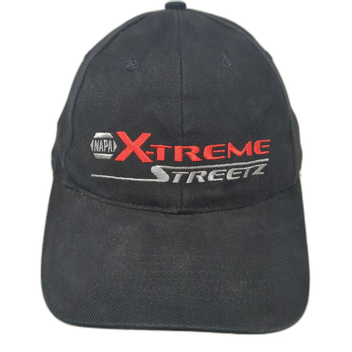 NAPA X-TREME STREETZ Baseball Cap Black One Size Performance Multi Logo Hat
