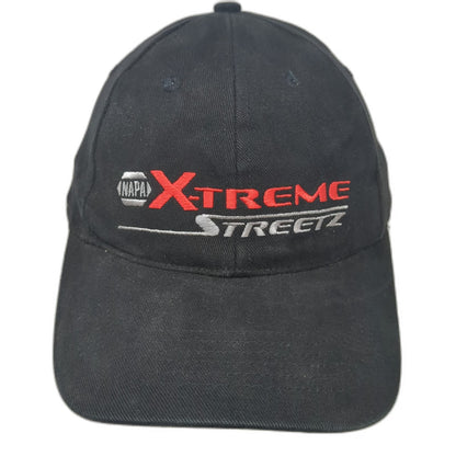 NAPA X-TREME STREETZ Baseball Cap Black One Size Performance Multi Logo Hat