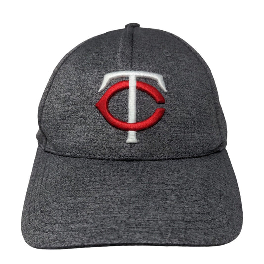 Fan Favorite Men's Snapback Hat Gray OSFA Emboridered Minnesota Twins Logo