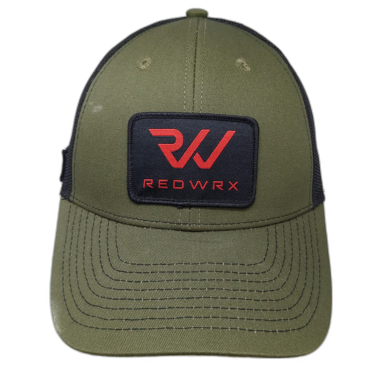 Hoyt Archery Trucker Hat Green One Size Redwrx Patch Mesh Snapback Red Black