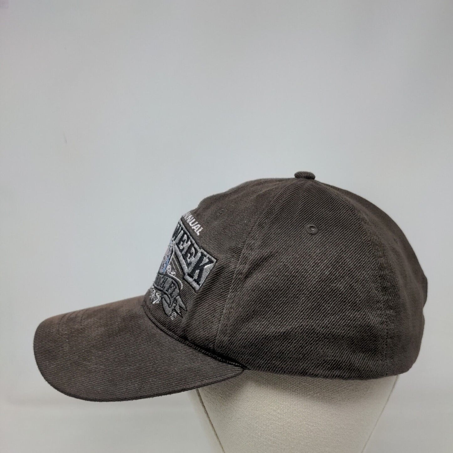 76th Annual Bike Week 2017 Daytona Strapback Hat Brown OSFA Embroidered