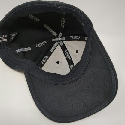 Zephyr BYU Cougars NCAA Hat Black XL Stretch Fit Curved Brim Embroidered