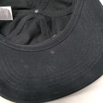 Gap Slideback Hat Black One Size Adjustable Embroidered Vented Holes 6 Panel