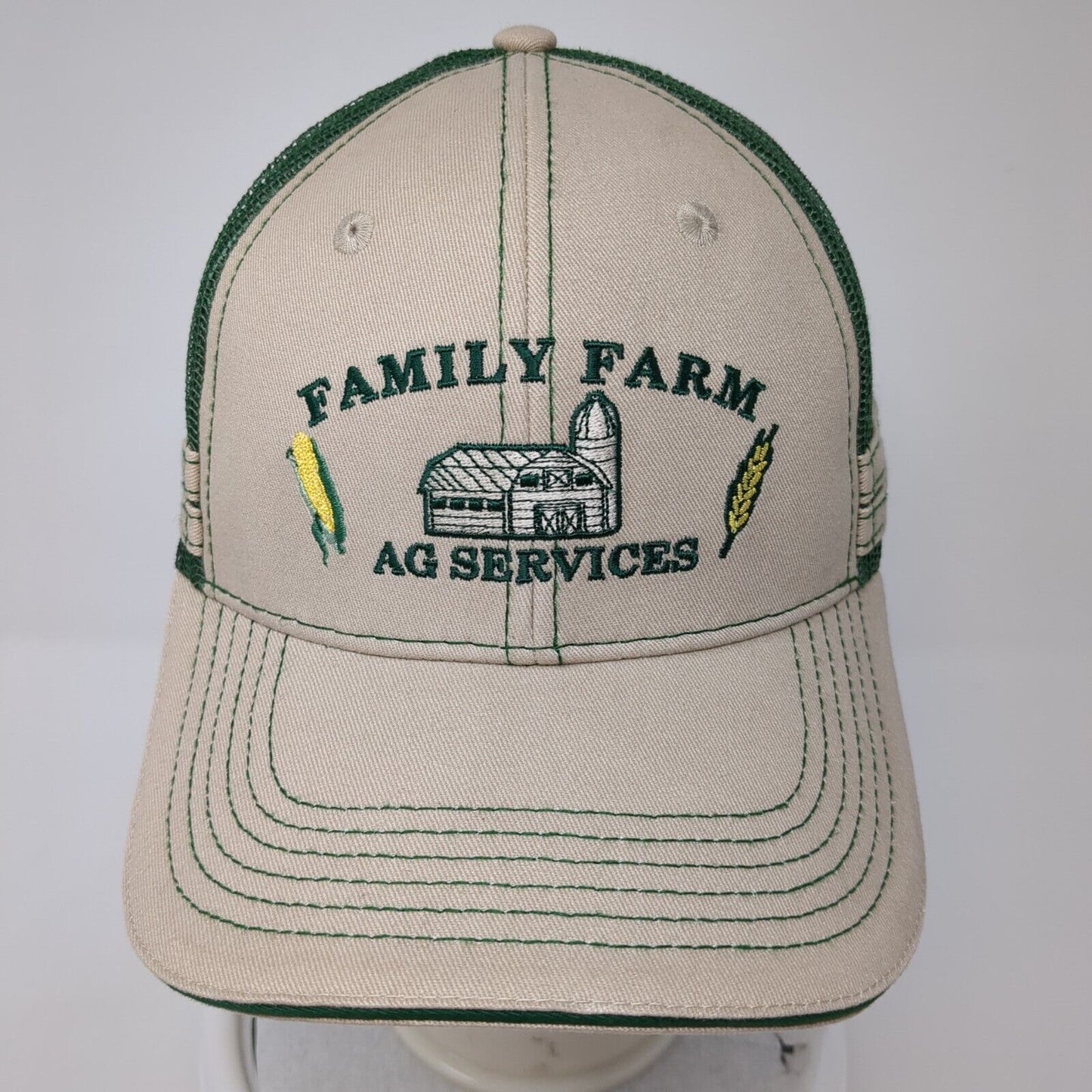 Family Farm AG Services Strapback Hat Multicolor OS Adjustable Mesh Back MV3