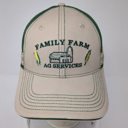 Family Farm AG Services Strapback Hat Multicolor OS Adjustable Mesh Back MV3