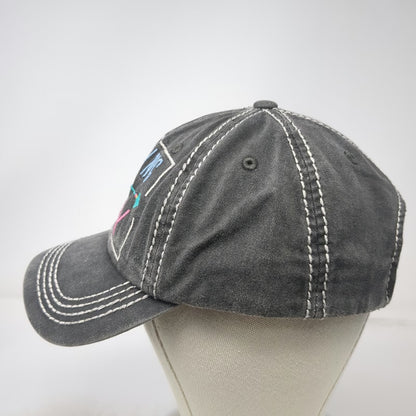 Gray One Size Baseball Cap Hat Chasing My Joy Arrow Contrast Stitching Strapback