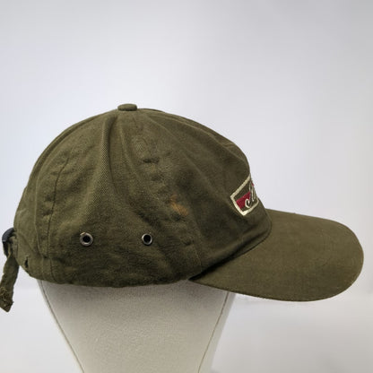 No Fear Green Baseball Cap Slideback Made USA DSG Embroidered Shield Hat Vintage