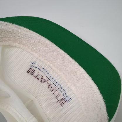 K-Products Sta-Rite 5 Panel Hat White One Size Slideback Rope Vintage Sunspark