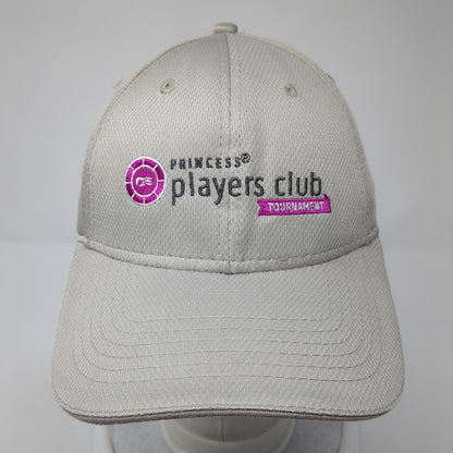 Princess Players Club Tournament Strapback Hat Tan One Size Adjustable