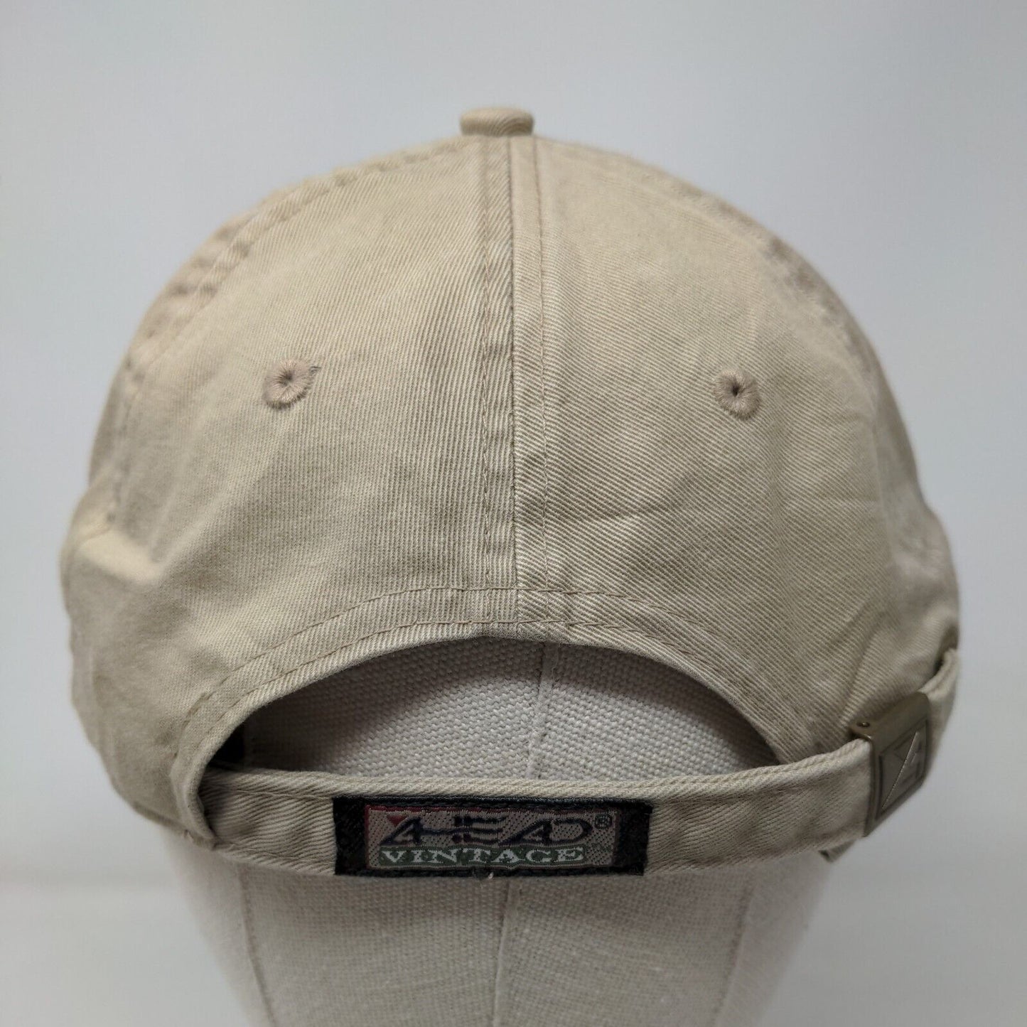 Outback Steakhouse Pro-Am Slideback Hat Tan One Size TPC Tampa Bay Ahead Vintage