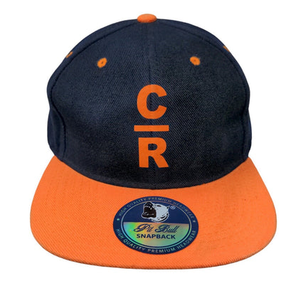 C/R Snapback Hat Multi OSFA Adjustable Colorblock Vent Holes Pit Bull