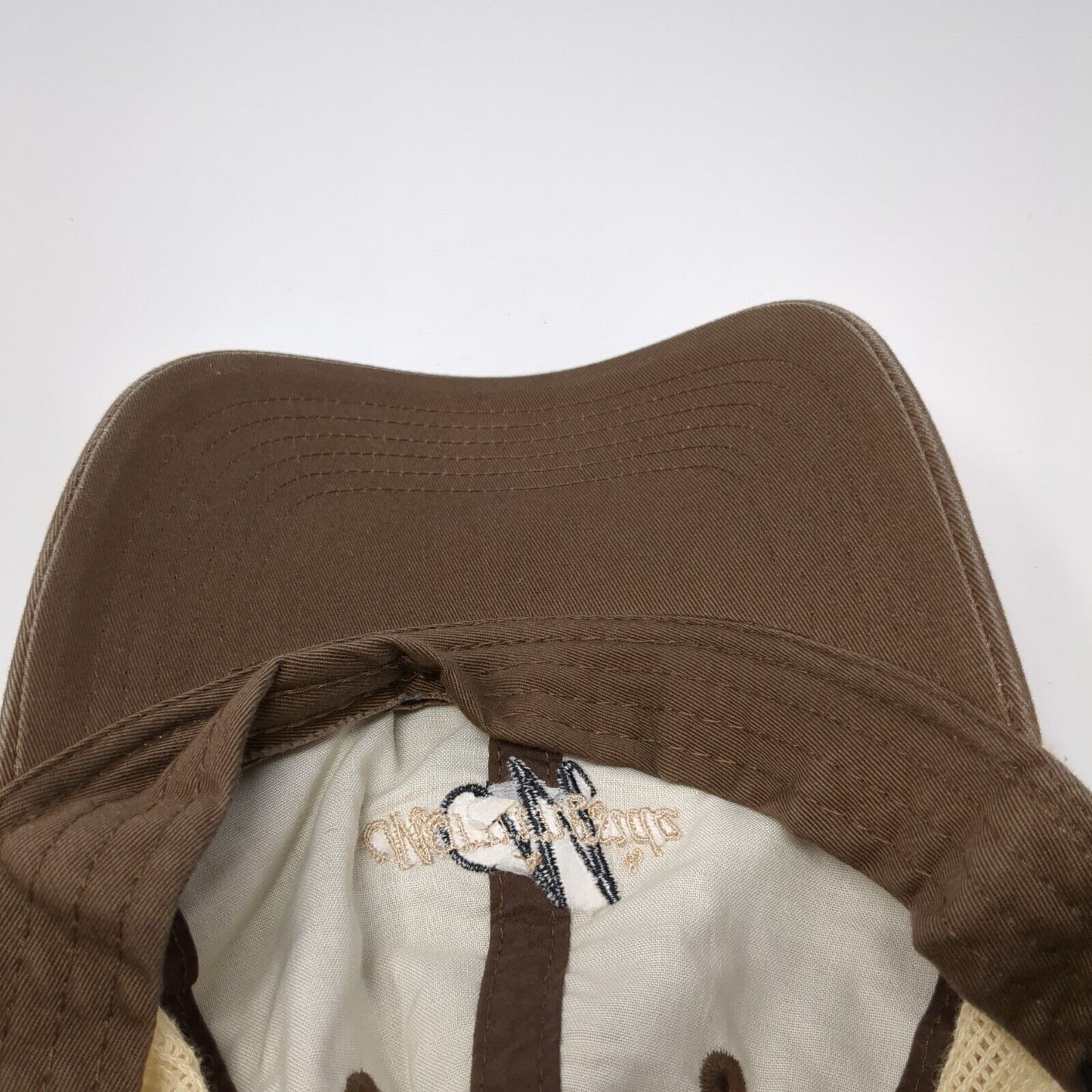 Morningside Strapback Trucker Hat Brown One Size Mesh Back Ahead Extreme