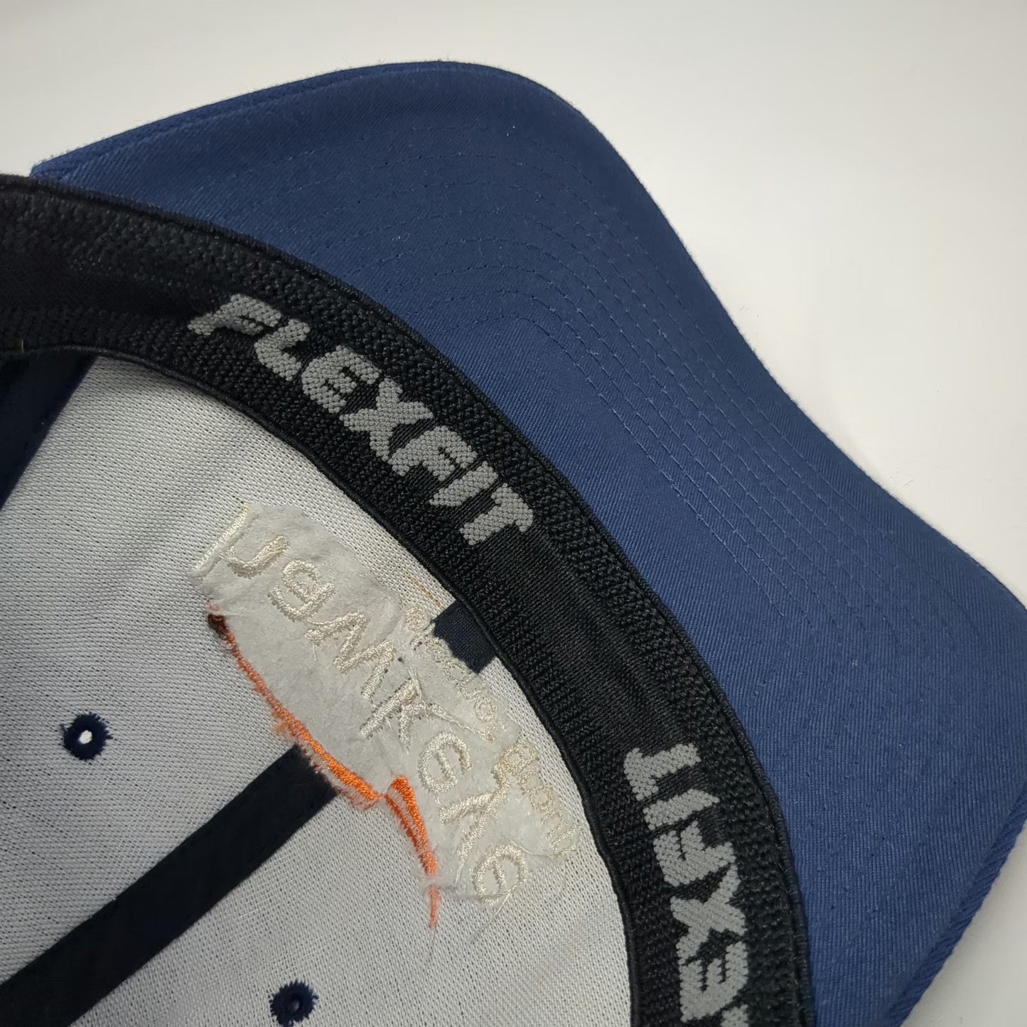 Flexfit Baseball Cap Blue Size XL Hawkeye Elecnor Group Mesh Back Stretch Hat