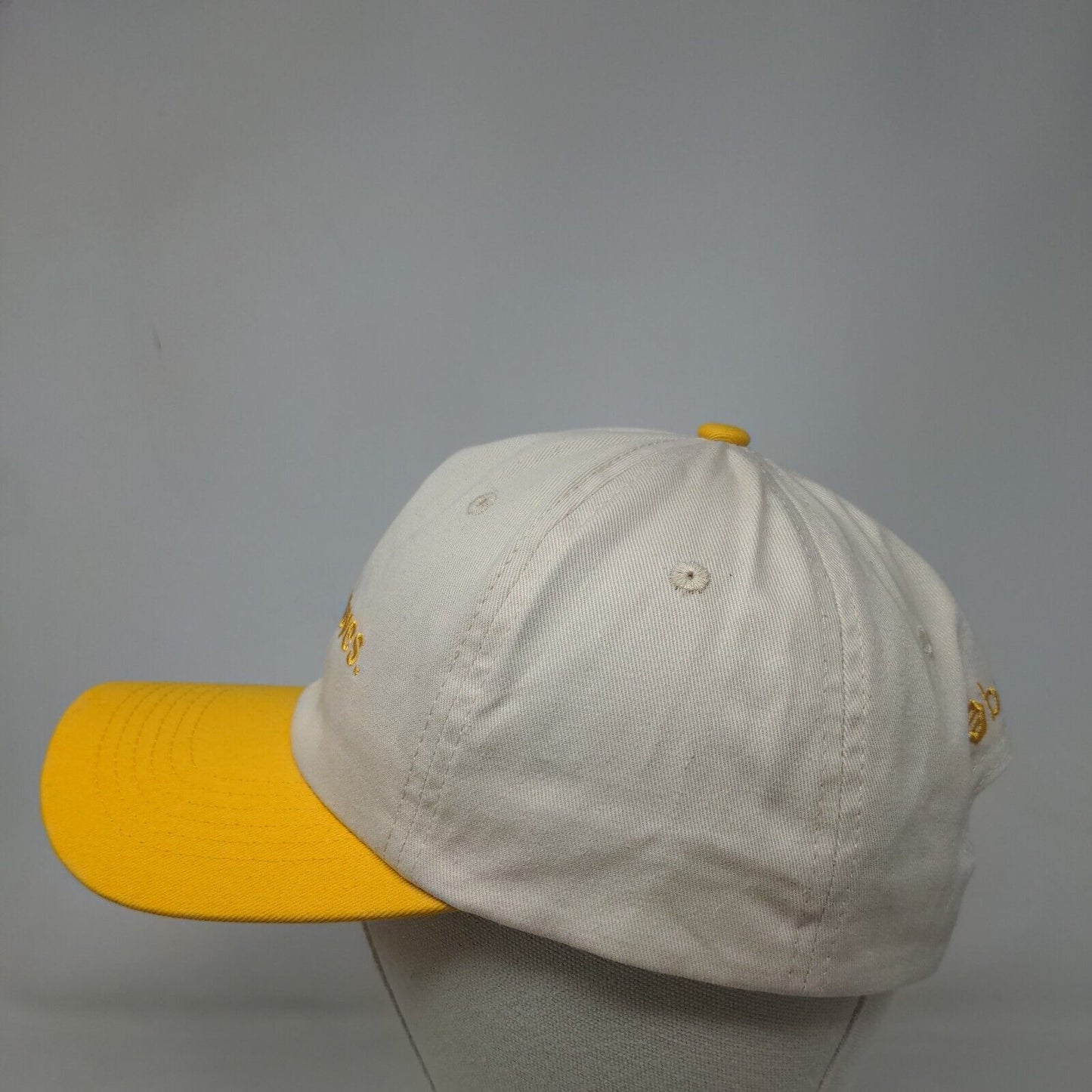 Make Moves Bumble Snapback Hat One Size Tan Embroidered 6 Panel