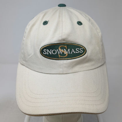Imperial Snowmass Baseball Cap Beige One Size Green Gold Strapback Cotton Hat