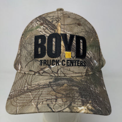 Boyd Truck Centers Men's Snapback Camo Hat Multicolor Embroidered Logo