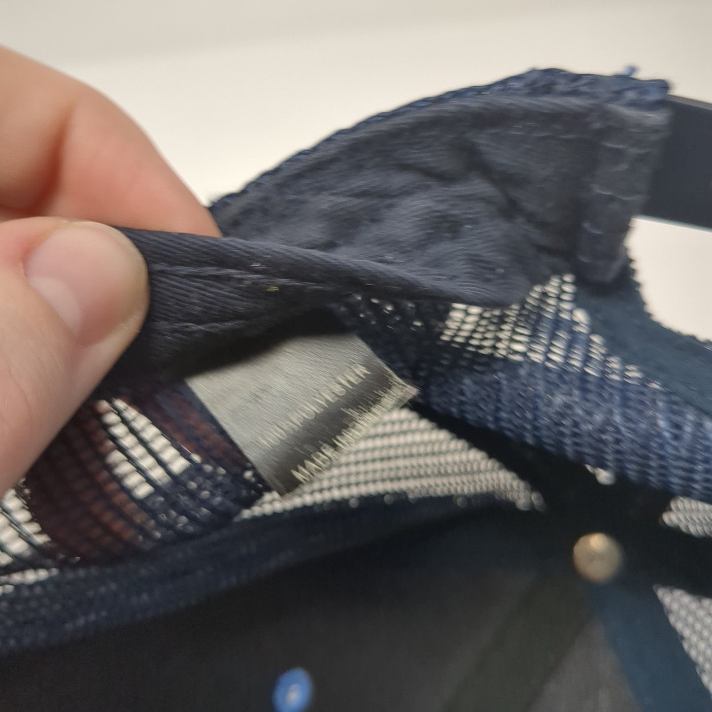 Realtree Snapback Trucker Hat Blue One Size Mesh Back Outdoor Richardson