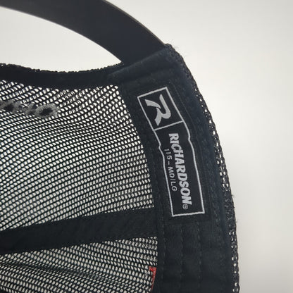 The Beer Guys Saloon Snapback Trucker Hat Black Large Mesh Back Outdoor