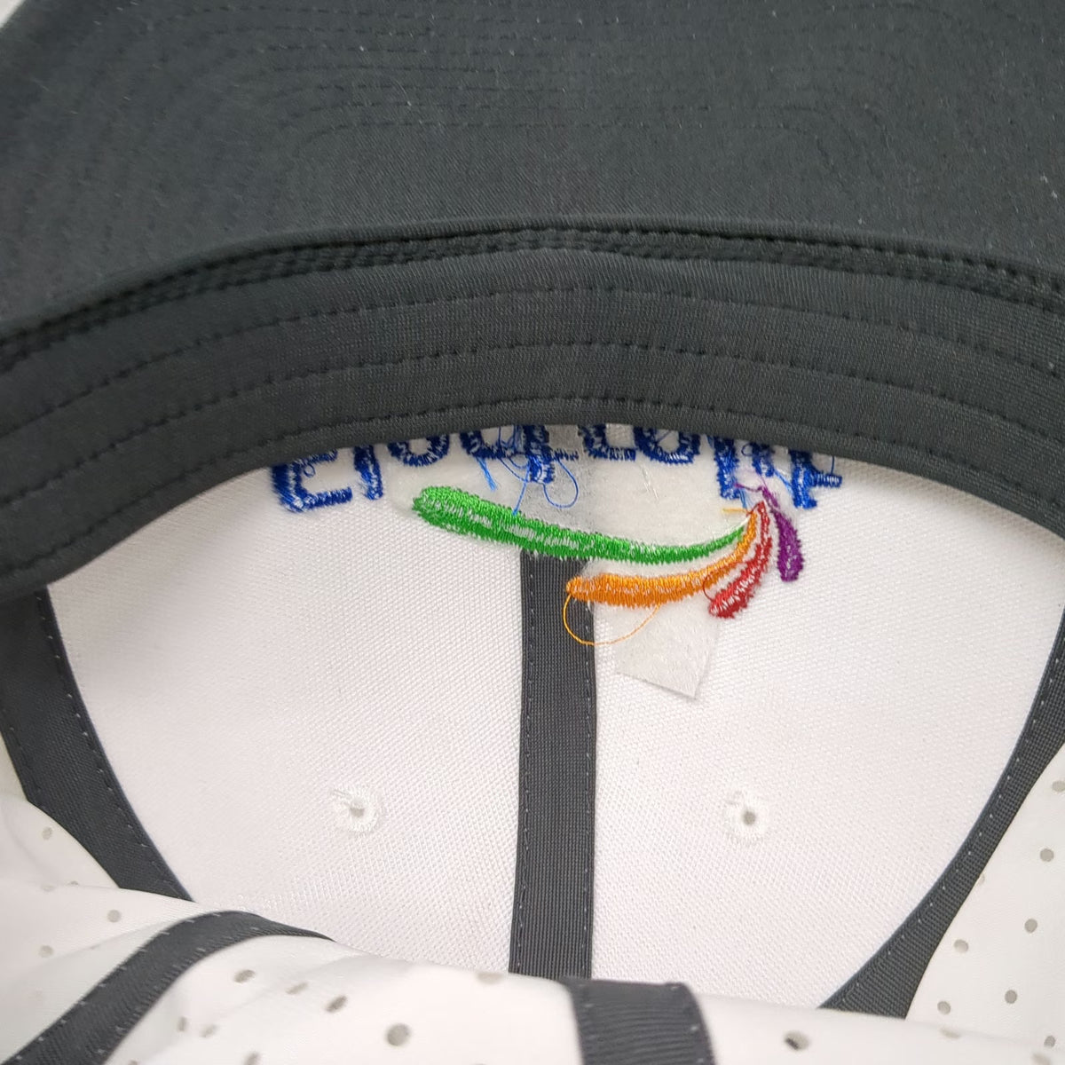 Richardson Trucker Hat White L Electrolit Instant Hydration Perforated Snapback