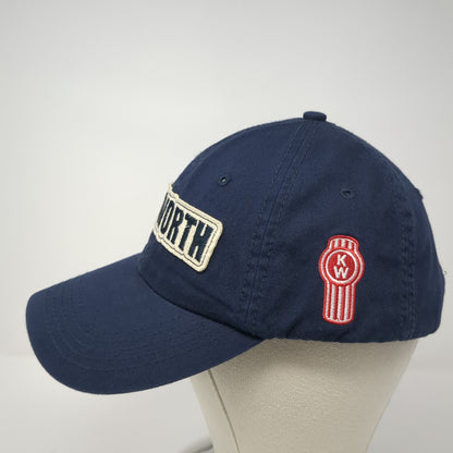 Kenworth Spell Out Strapback Hat Blue One Size Adjustable Embroidered