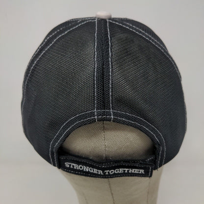 Tractor Supply Co Men's Strapback Mesh Back Hat Gray Embroidered 2000 Logo