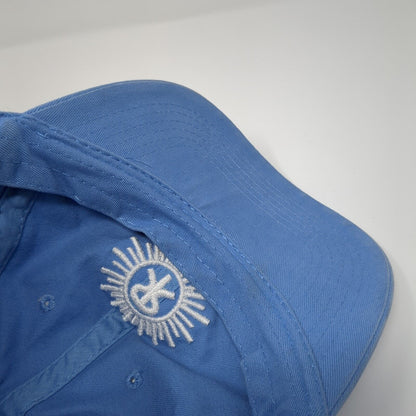 Port & Company Slideback Hat Blue One Size Adjustable Embroidered Logo