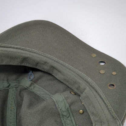 ABG Accessories Army Cap Green One Size Studs Stars Grommets Metal Accents Hat
