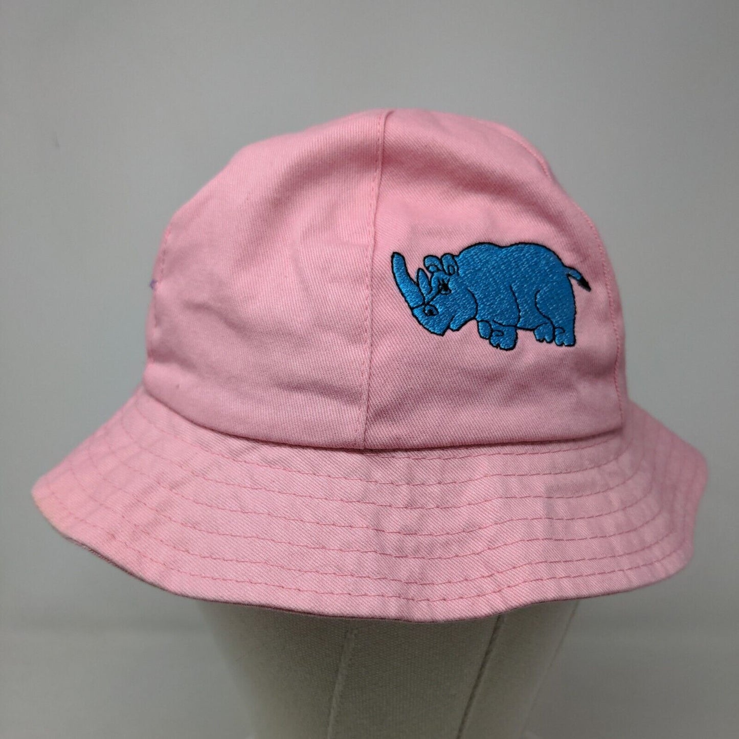Chicago's Brookfield Zoo Girl's Bucket Hat Pink Size 53 CM Embroidered Logo