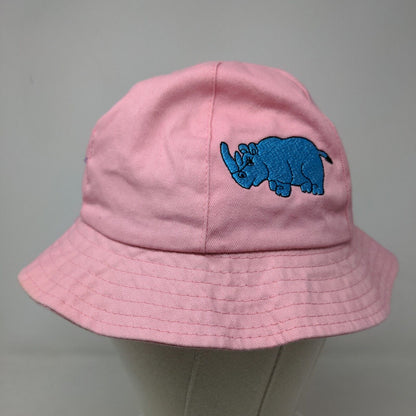 Chicago's Brookfield Zoo Girl's Bucket Hat Pink Size 53 CM Embroidered Logo