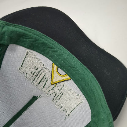 Six Flags Aquaman 5 Panel Hat Green Black One Size Snapback Cotton DC Comics