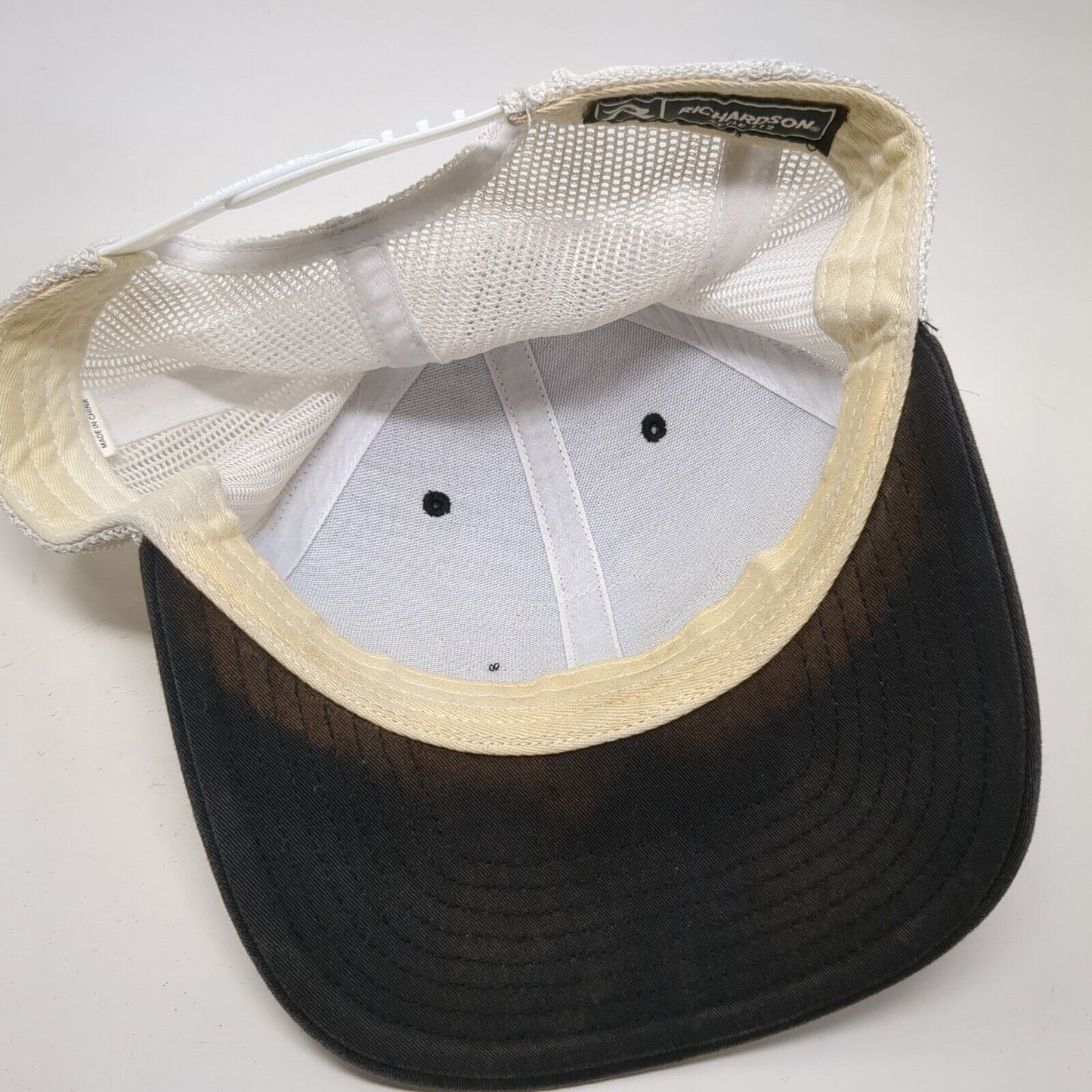 D&B Supply Snapback Trucker Hat Black OSFA Adjustable Mesh Back Richardson