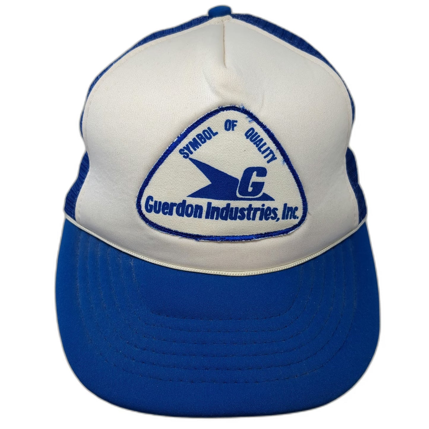 Civic Caps Trucker Hat Blue One Size Guerdon Industries Inc Mesh Back Snapback