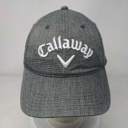 Callaway Odyssey Strapback Hat Gray One Size Embroidered Adjustable