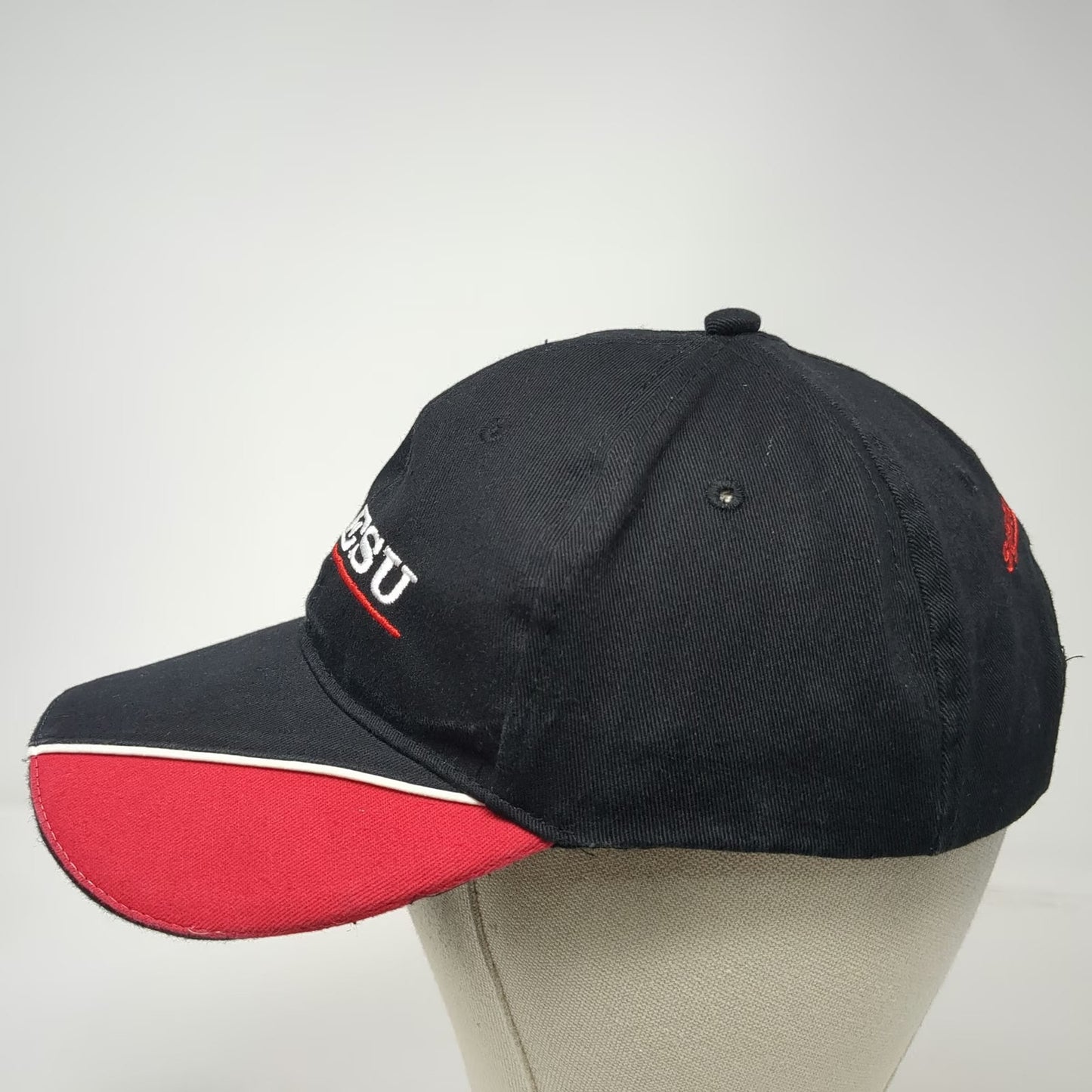 Yaesu System Fusion Baseball Cap Black Red White One Size Strapback Hat