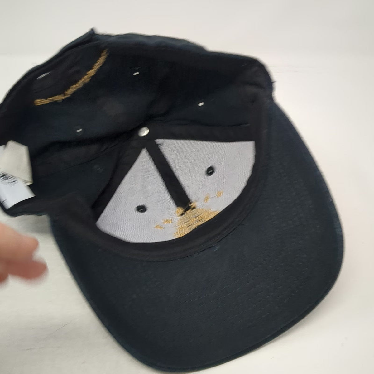 Disney Epcot World Showcase Norway Viking Black Baseball Cap One Size Cotton Hat