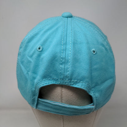 NOLA New Orleans Strapback Hat Blue One Size Adjustable Embroidered 6 Panel