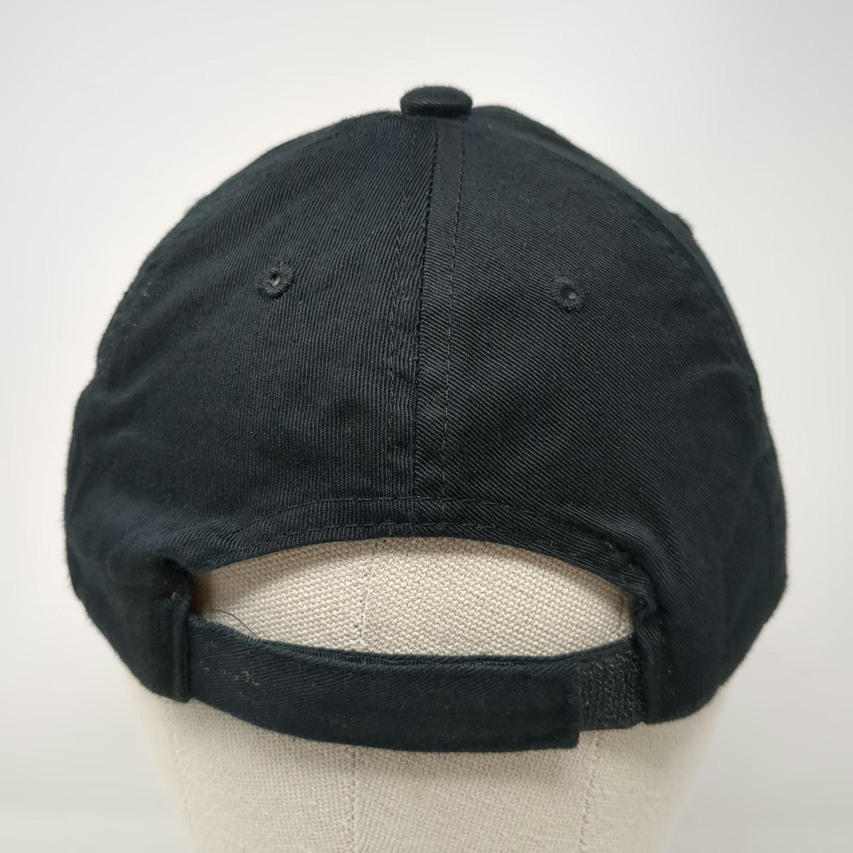 Caterpillar Baseball Cap Black One Size Embroidered Logo Cotton Strapback Hat