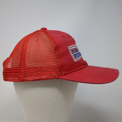 Bubba Gump Shrimp Co Red One Size Trucker Hat Mesh Snapback Movie Logo Forrest