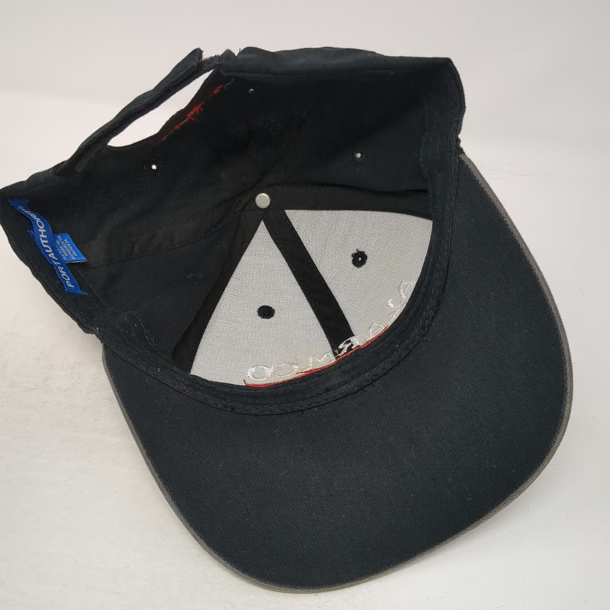 Port Authority Baseball Cap Black One Size Alarmco Honeywell Strapback Hat