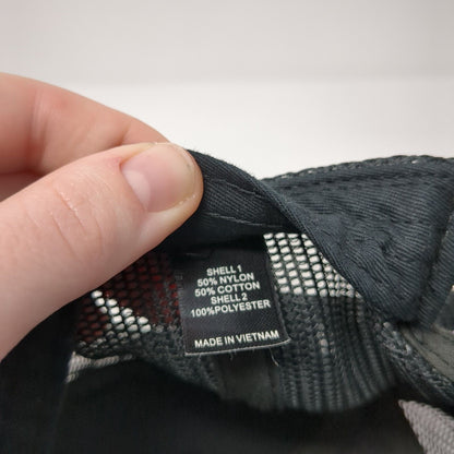 Grand Jean Idaho Sawtooth Lodge Snapback Trucker Hat Camo OS Mesh Richardson