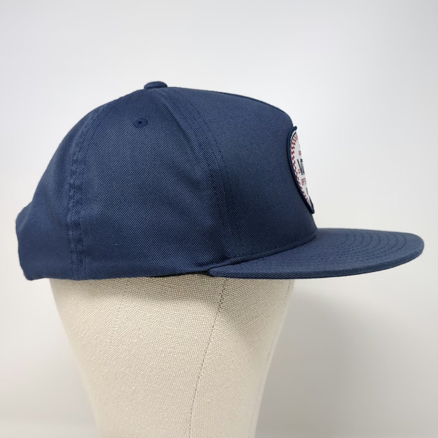 Vans 5 Panel Blue One Size Snapback Patch 1966 Checkerboard Authentic Hat