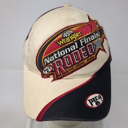 Main Gate Wrangler National Finals Rodeo NFR 2003 Las Vegas Beige Vintage Cap OS