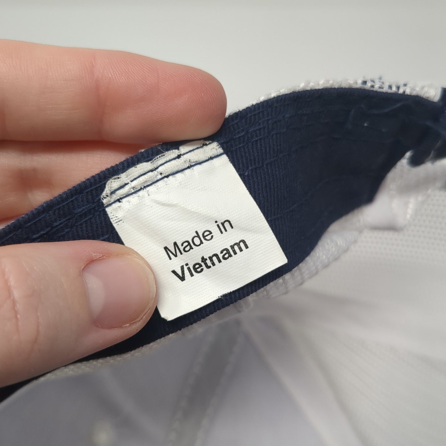 PAI ISO 9001 Certified Trucker Hat Blue One Size Adjustable Patriotic Mesh Back