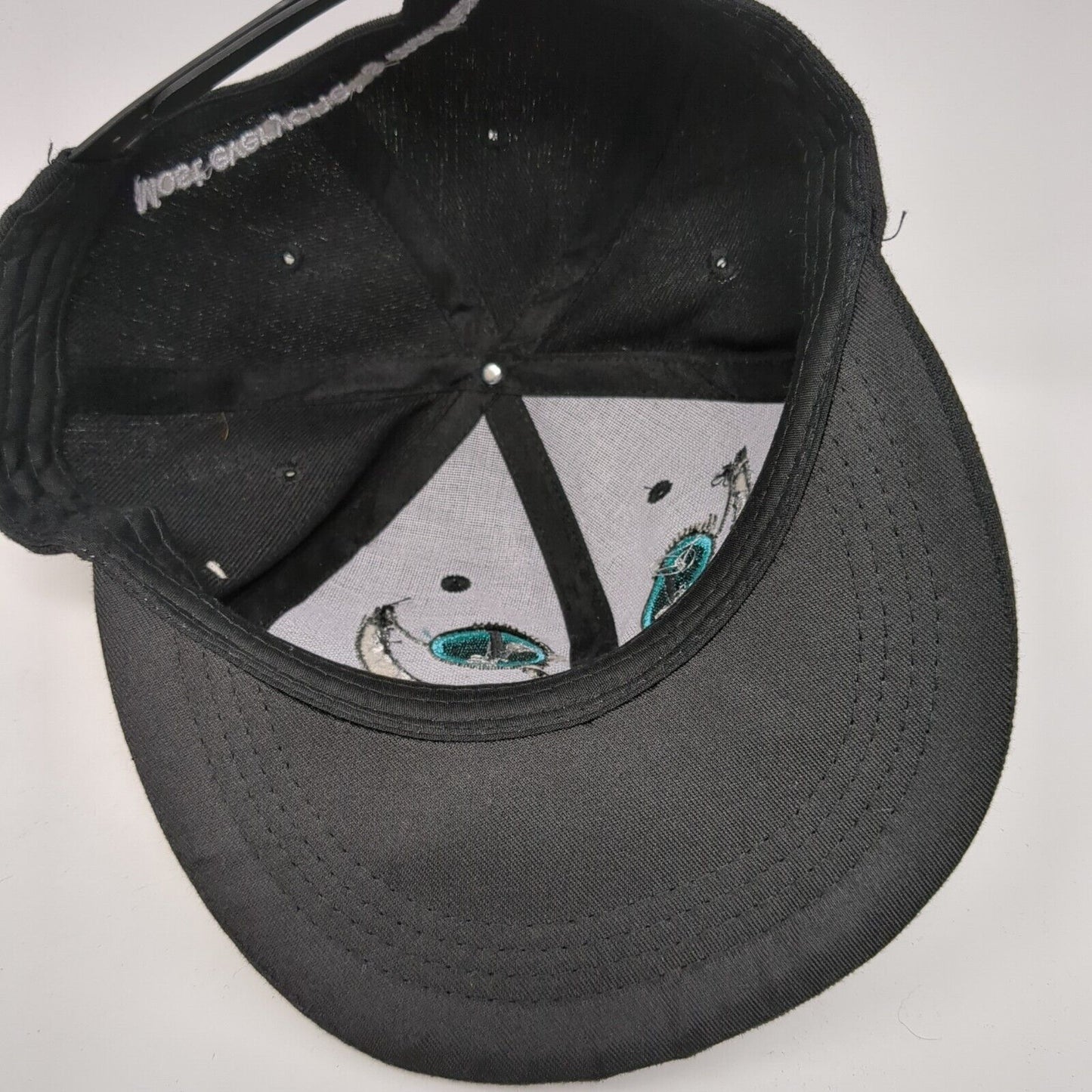 Cheshire Cat Most Everyone's Mad Here Snapback Hat Black OS Adjustable 6 Panel