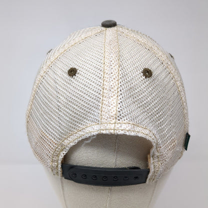 IdaPac Snapback Trucker Hat Gray OS Adjustable Embroidered Mesh Back Legacy