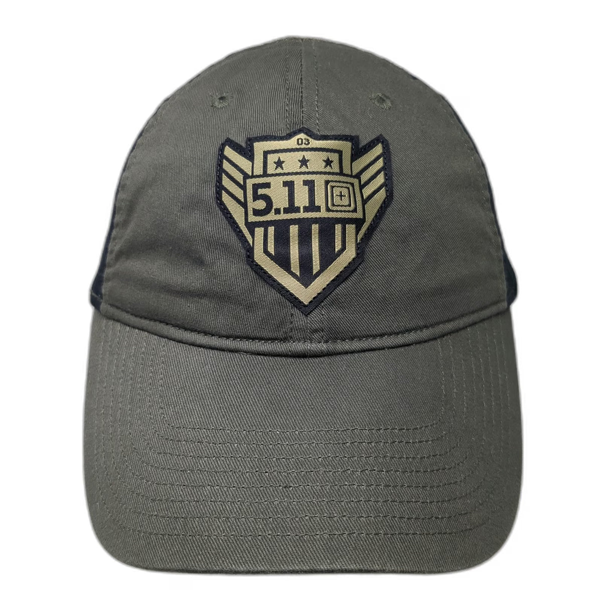 5.11 Tactical Baseball Cap Green One Size Strapback 2017 Shield Patch Logo Hat