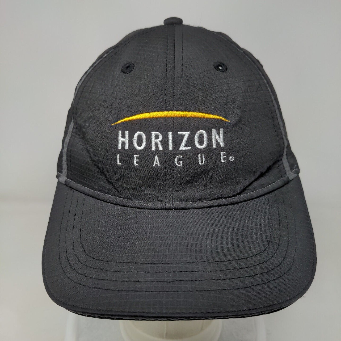 Horizon League Slideback Hat Black One Size Embroidered Cap America Golf