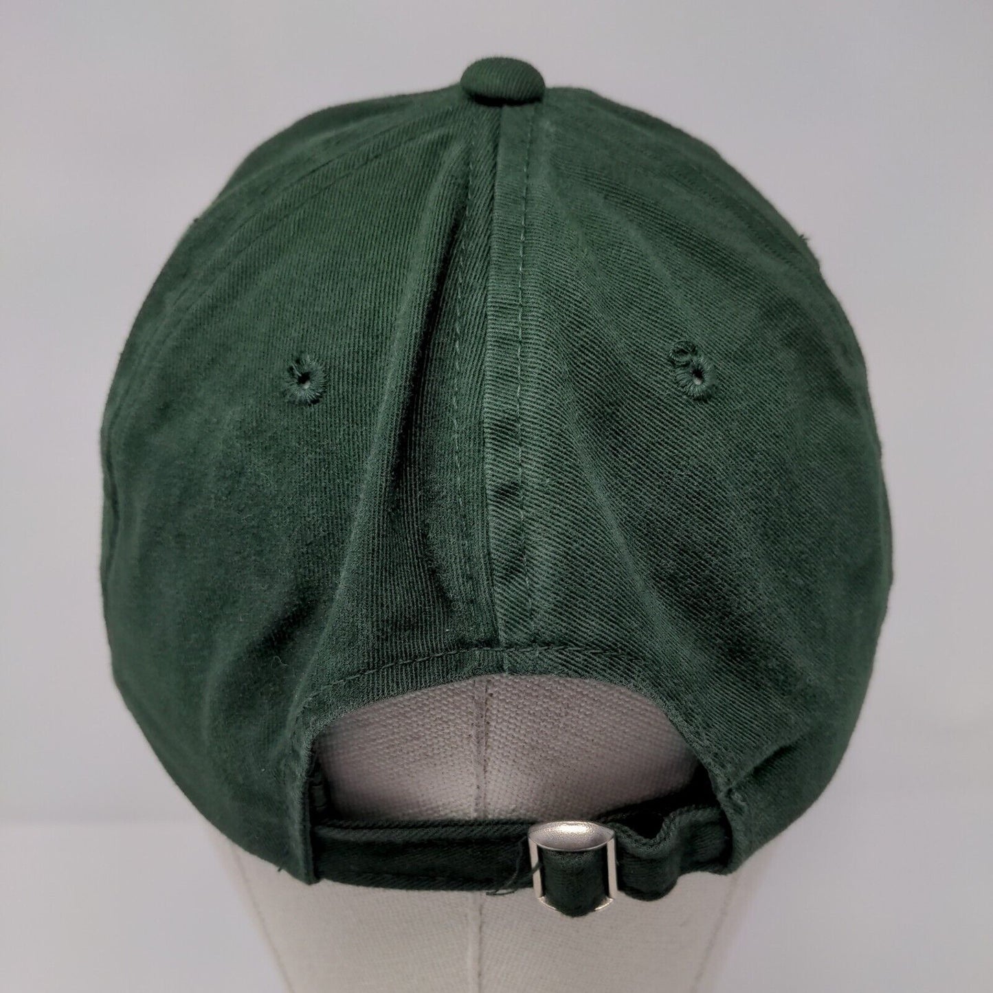 Cabela's Slideback Hat Green OSFM Adjustable Embroidered 6 Panel